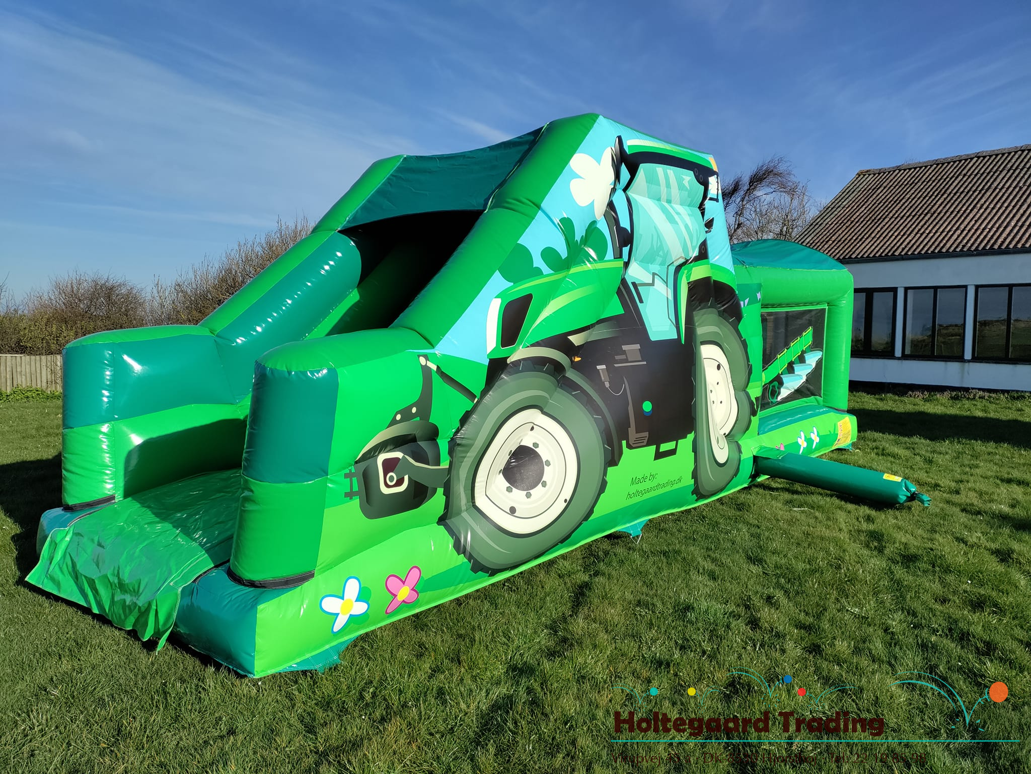 Forhindringbane model traktor