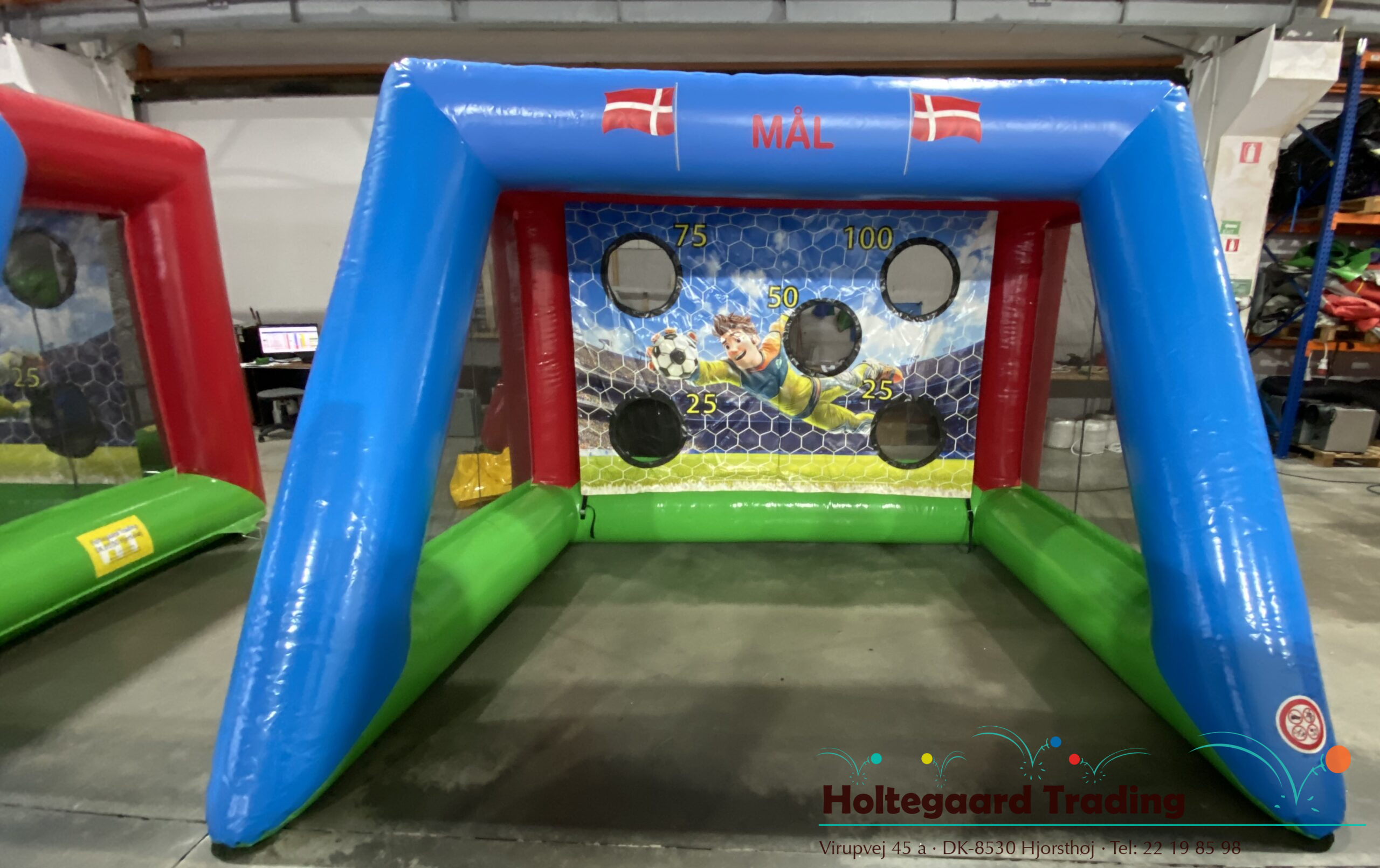 Fodboldmål kr. 8.800,00  Nyt design. Pris er incl. blæser